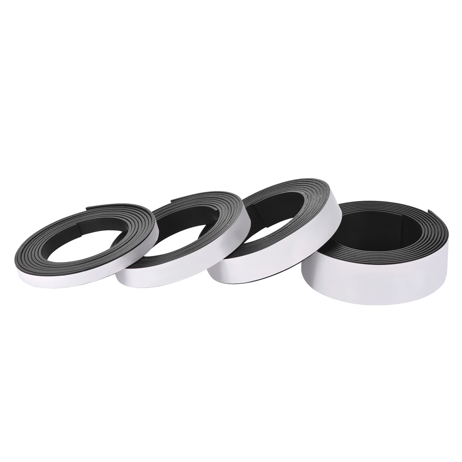 1 Meter Self Adhesive Flexible Soft Magnet Magnetic Strip Rubber Magnets Tape for Crafts Width 10mm 15mm 20mm 30mm