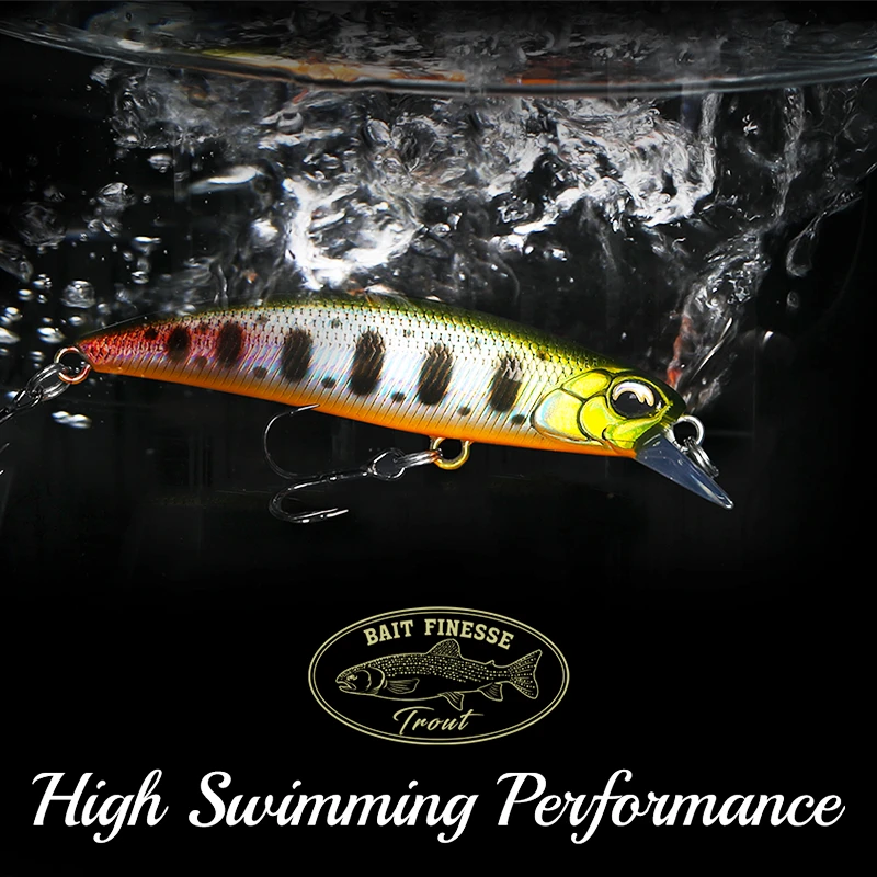 TSURINOYA Sinking Minnow 60S 60mm 6.1g DW67 New Fishing Lures Professional Hard Lure Pencil Wobbler Crankbait Bass Pike Baits