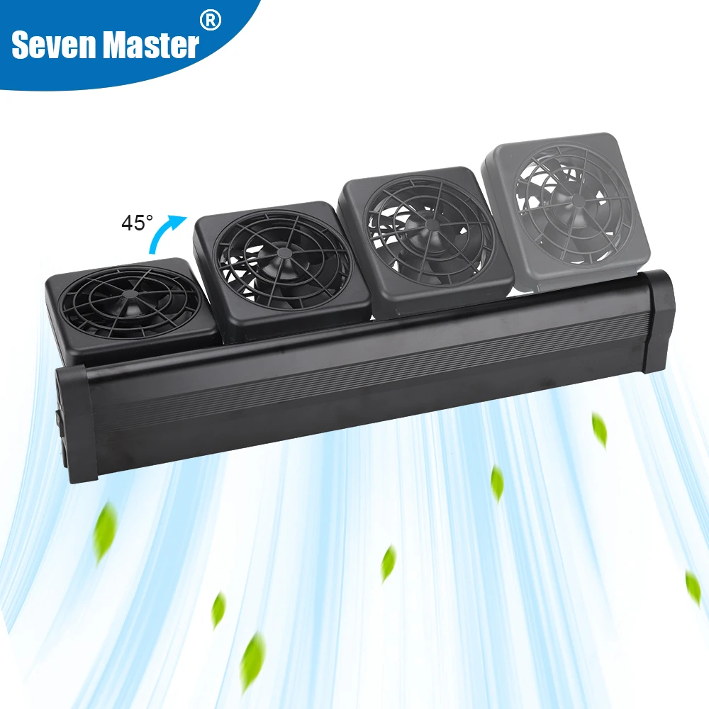 Aquarium Fan Mute Automatic Temperature Control Fan Cooling Fish Tank Water Cooling 100-220v