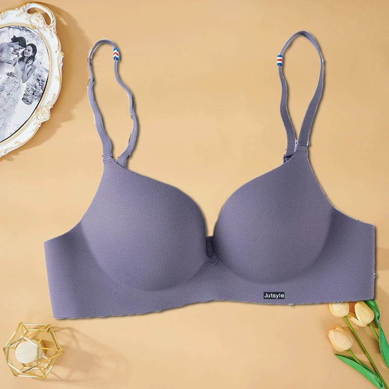 Summer Breathable Bra Women 3/4 Cup Bras Sexy Comfort Wireless Zero Pressure Push Up Lingerie Simply Fashion Style Bralette