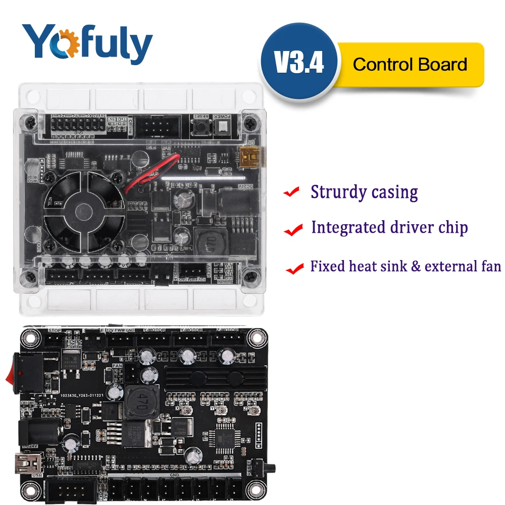 GRBL 1.1 USB Port CNC Engraving Machine Control Board 3-Axis Integrated Driver, Offline Controller For 2418,3018 Laser Machine