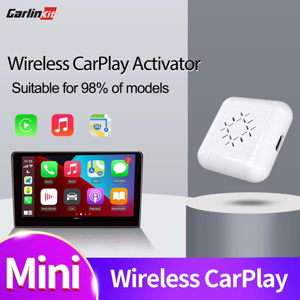 Carlinkit 3.0 Mini Carplay Wireless New for Toyota Mazda Nissan Camry Suzuki Subaru Tesla Citroen Prado Netflix Mirror link ios