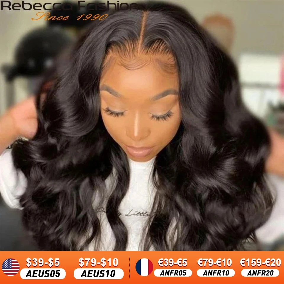 Body Wave Lace Wigs Human Hair Wigs Lace Front Wigs Pre Plucked Body Wave Frontal Wig Brazilian T Part Body Wave Lace Front Wig
