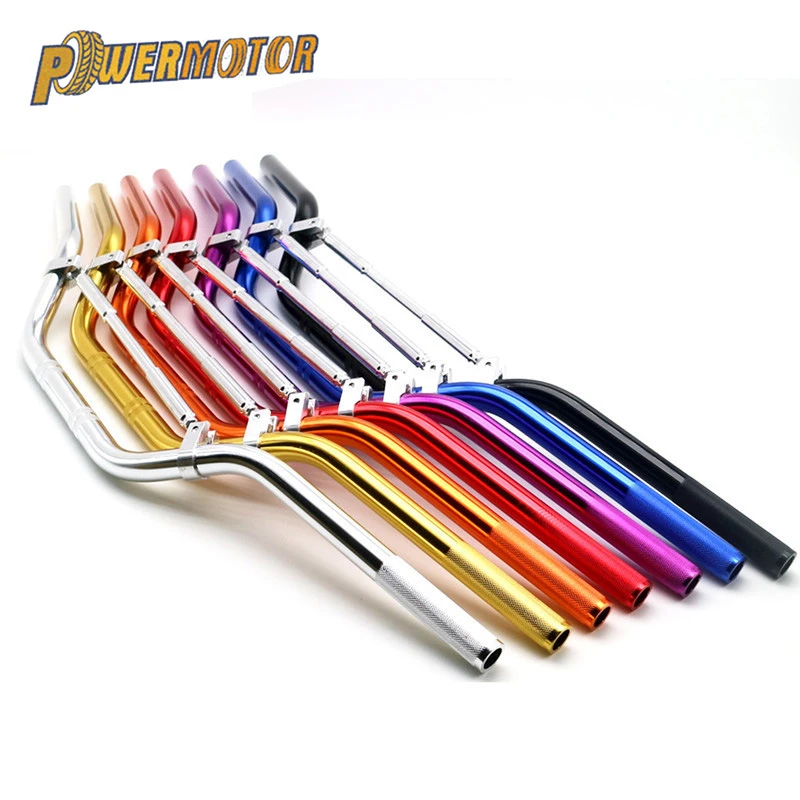 22mm 7/8'' Motorcycle Handlebar Motorbike Aluminum Alloy Handlebars For 50cc 70cc 110cc 125cc 140cc Dirt Pit Bike ATV Scooter