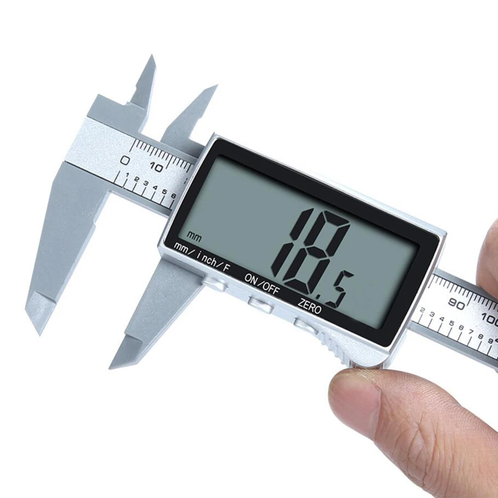 New electronic digital display vernier caliper Inch/Metric Conversion 6Inch 0-150mm HD full-screen caliper measurement tool