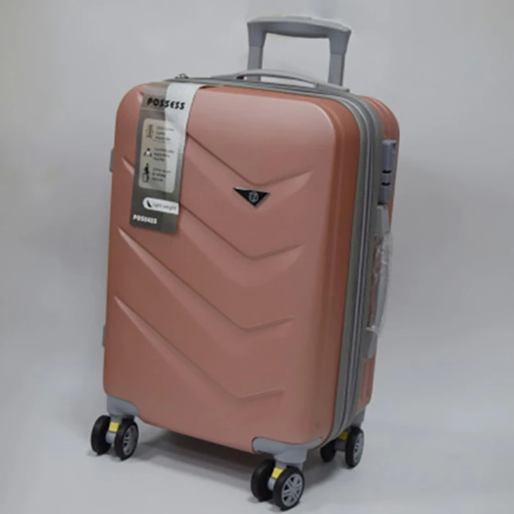 Suitcase plastic, posess brand, 8340, removable wheels