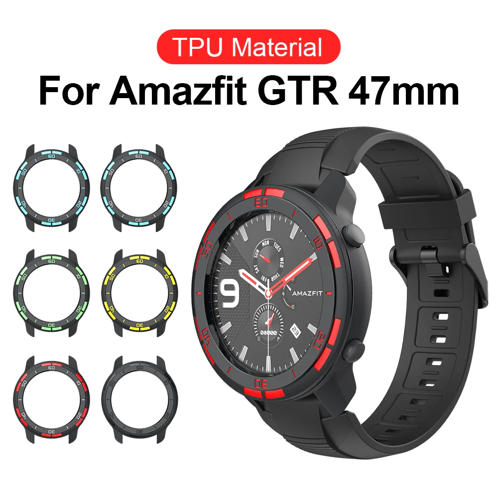 2020 New For Amazfit GTR 47mm Case Smart Watch Protector for Xiaomi Huami Smartwatch Cover Charger Accessories