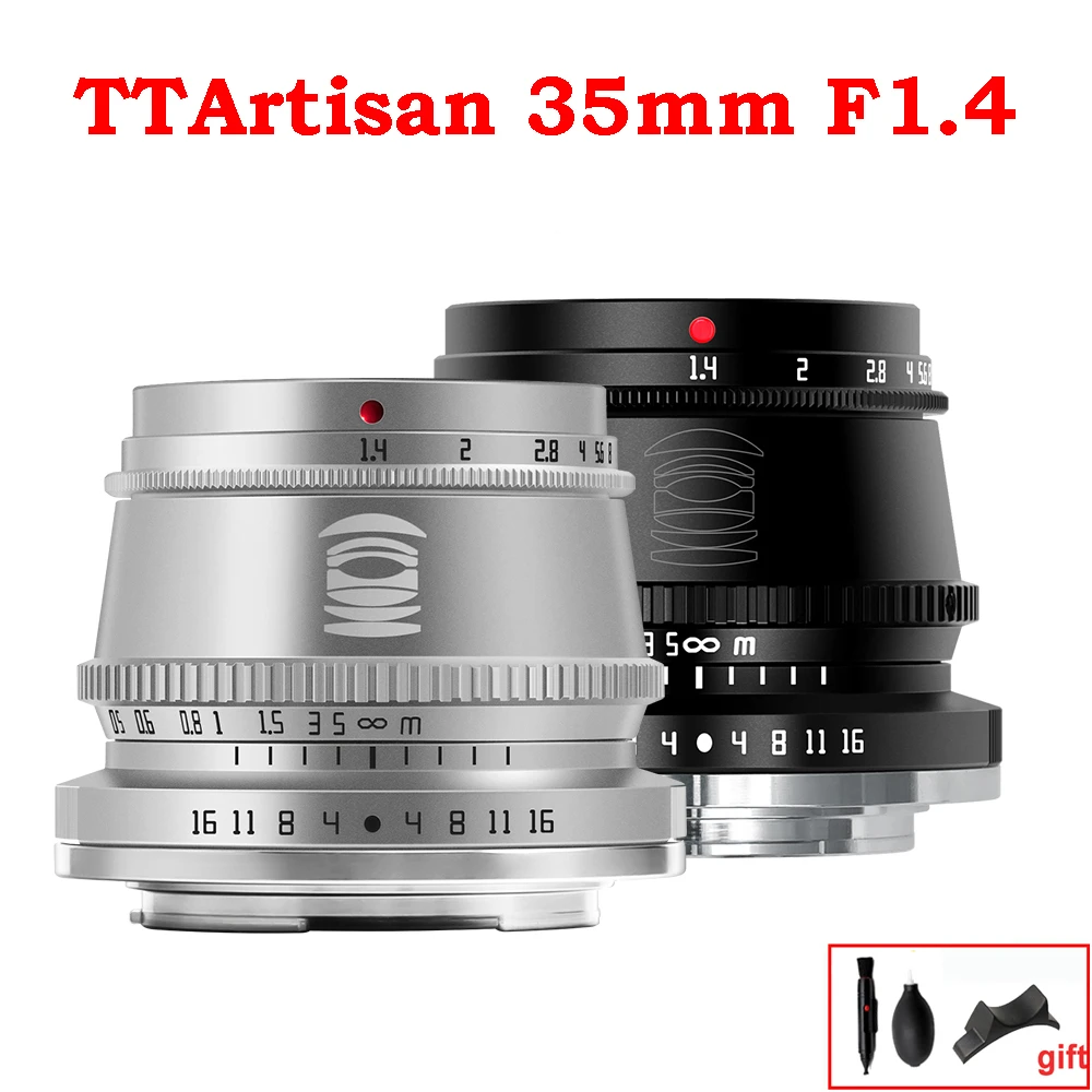 TTArtisan 35mm F1.4 APS-C Manual Focus Camera Lens for Canon EF-M Sony E Mount Fujifilm X M4/3 Leica L SIGMA Nikon Z Olympus