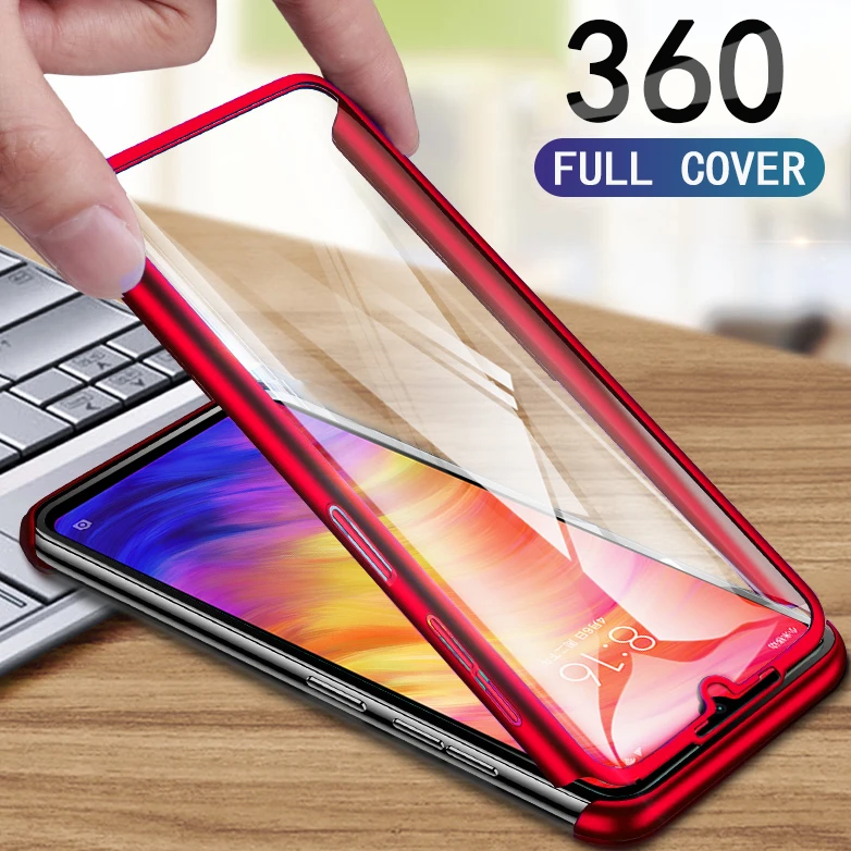 360 Full Protection Case For Huawei Y6 Y7 Pro Y9 Prime 2019 Y5 Pro 2020 P Smart Plus 2018 Nova 5 Pro 5i 5Z 6 SE 7i 7 PC Cover