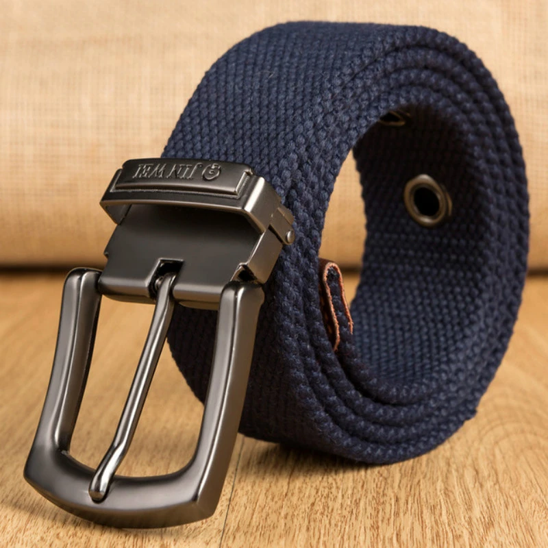 Canvas Belt Men Army Tactical Belts Selling Man Outdoor Sport Simple Practical Weave Nylon Canvas Cowboy Pants Belt