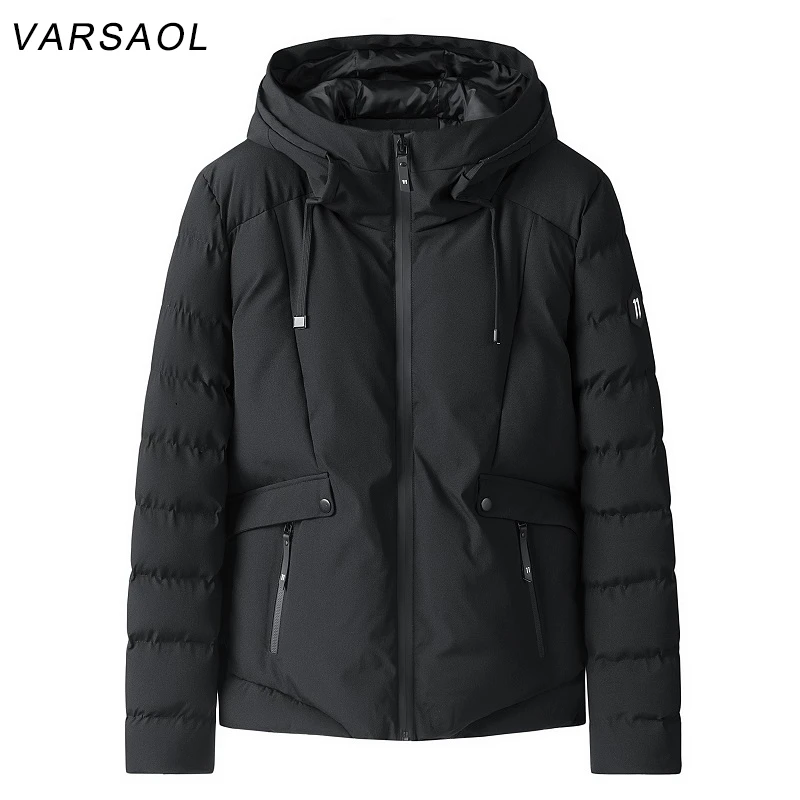 Men Windproof Hat Parkas Jacket Men 2021 Winter Brand New Casual Warm Thick Waterproof Jacket Parkas Coat Men New Autumn Outwear