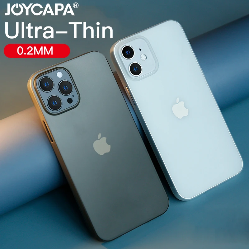 Slim Matte Transparent PP Phone Case For iPhone 11 12 13 Mini Pro Max XS XR X 6S 7 8 Plus SE 2 0.2mm Ultra Thin Soft Hard Cover