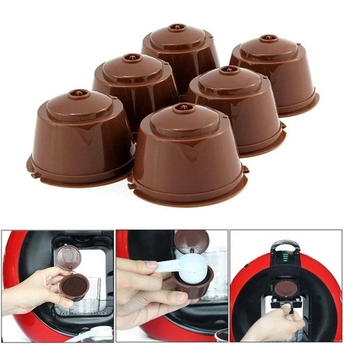 1PC Coffee Machine Reusable Capsule Coffee Cup Filter For Nescafe Refillable Coffee Cup Holder Pod Strainer for Dolce Gusto