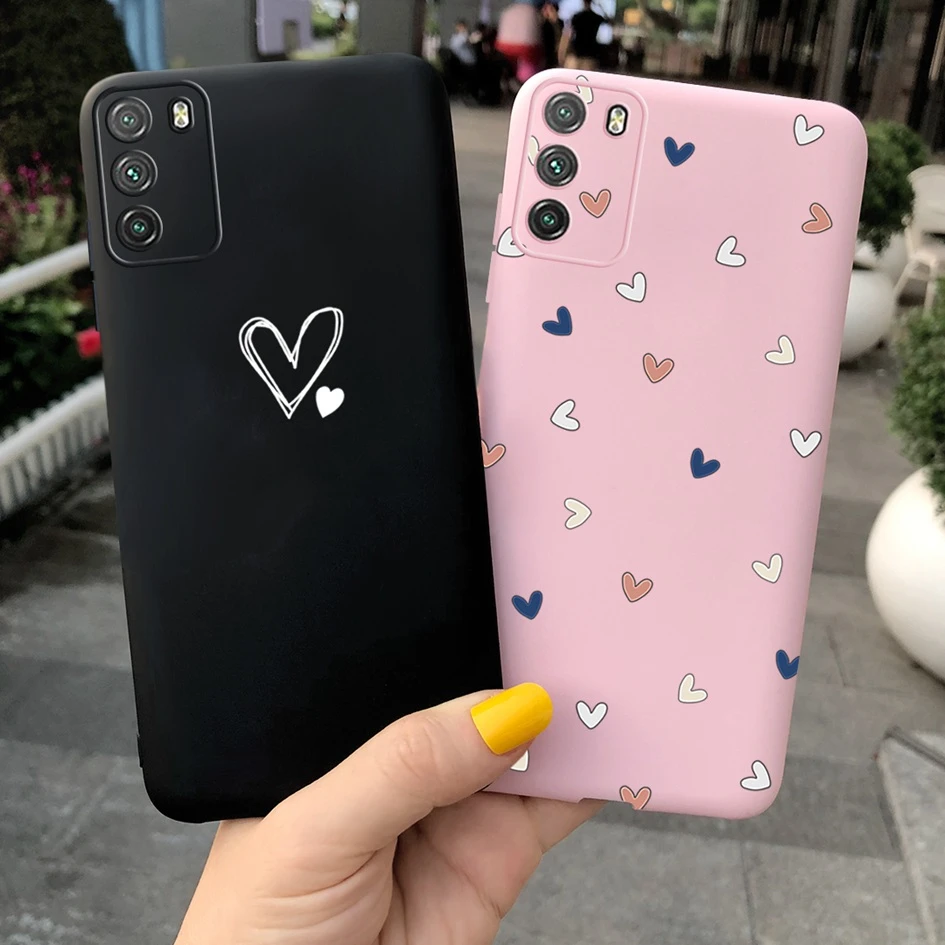 For Xiaomi Poco M3 Case 2020 New Popular Soft Silicone Painted Cover For Xiaomi PocoM3 Coque Fundas Pocophone M 3 M3 Phone Cases