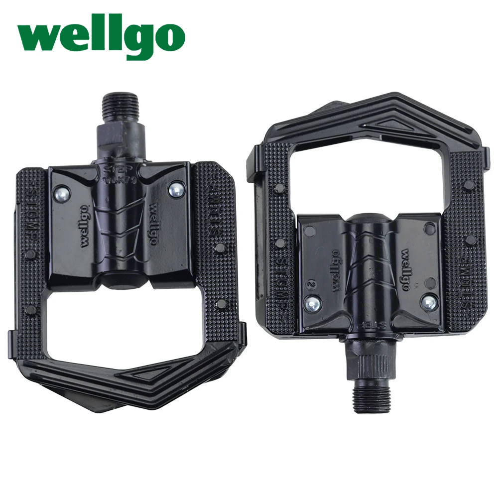 Wellgo F265 F268 Folding Bicycle Pedals MTB Mountain Bike Padel Aluminum Folded Pedal Bicycle Parts