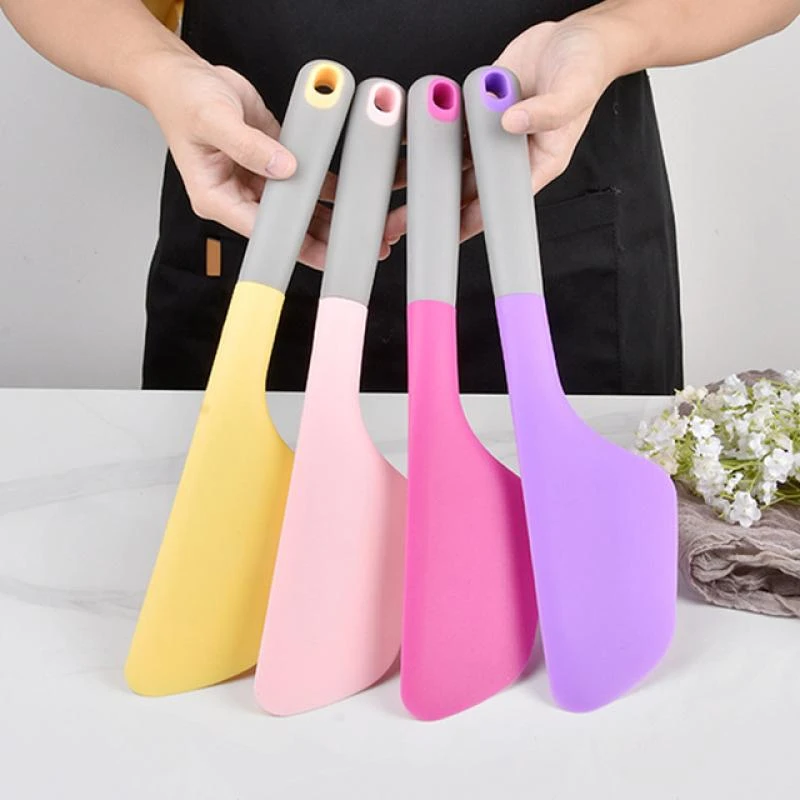 Extra Large Silicone Cream Baking Scraper 34Cm Non Stick Butter Spatula Smoother Spreader Heat Resistant Cookie Pastry Scraper