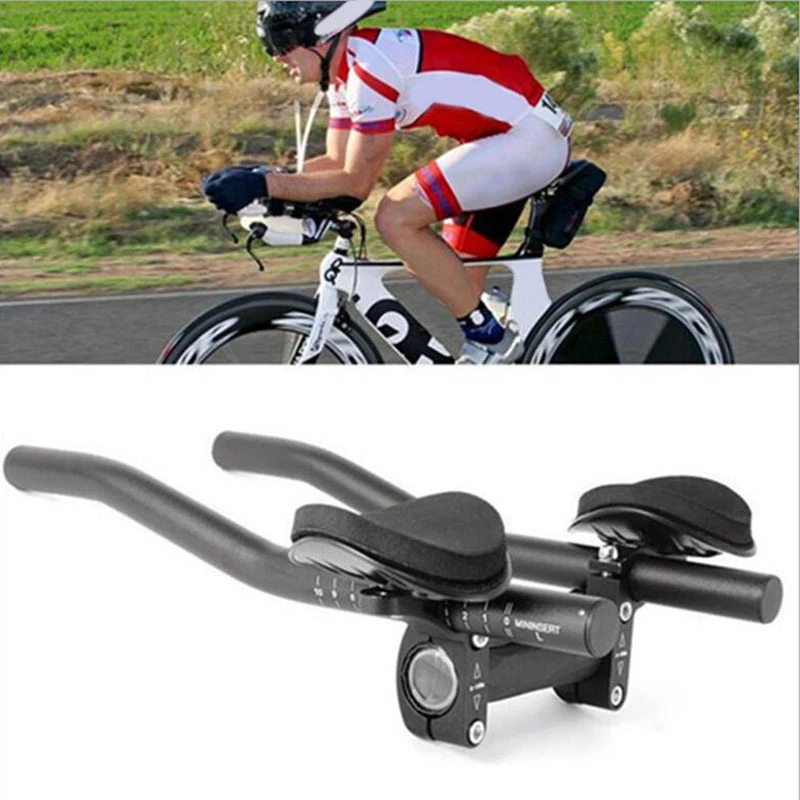 Rest TT Handle Bar Aero Bars for Triathlon Time Trial Tri Cycling Bicycle Handlebar Bicycle Handlebar Extension Bike Accessories