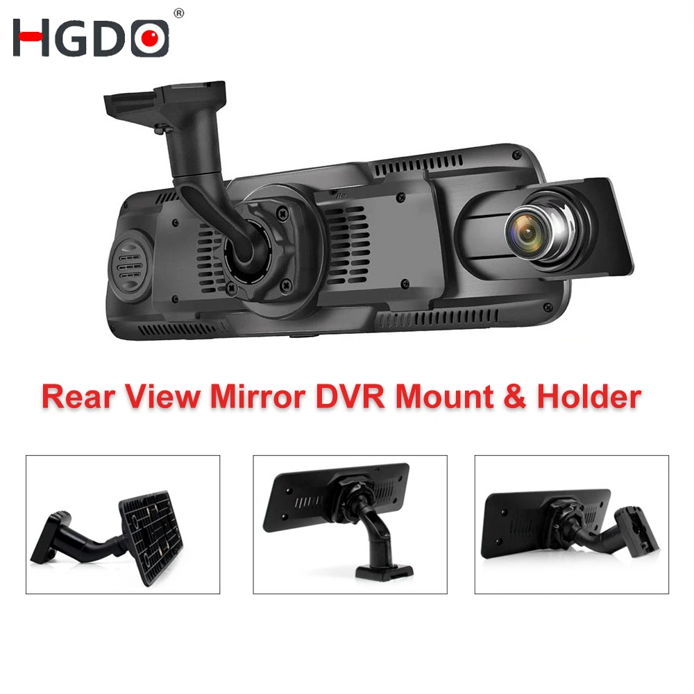 HGDO Mount Holder for Car DVR Rear view Mirror DVR Mounts Holders Car GPS Video Recorder metal Bracket Dash Cam