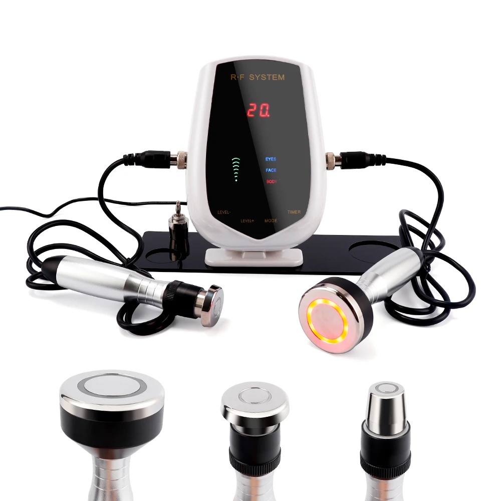 5MHz 3-IN-1 RF Tripolar Face&Eye&Body Radio Frequency Skin Lifting Body Slimming Machine Neck Wrinkle Double Chin Removal V-Line