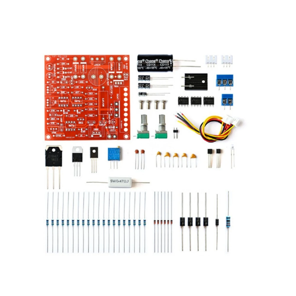 0-30V 2mA-3A DC Regulated Power Supply DIY Kit Continuously Adjustable Current Limiting Protection for School Education Lab