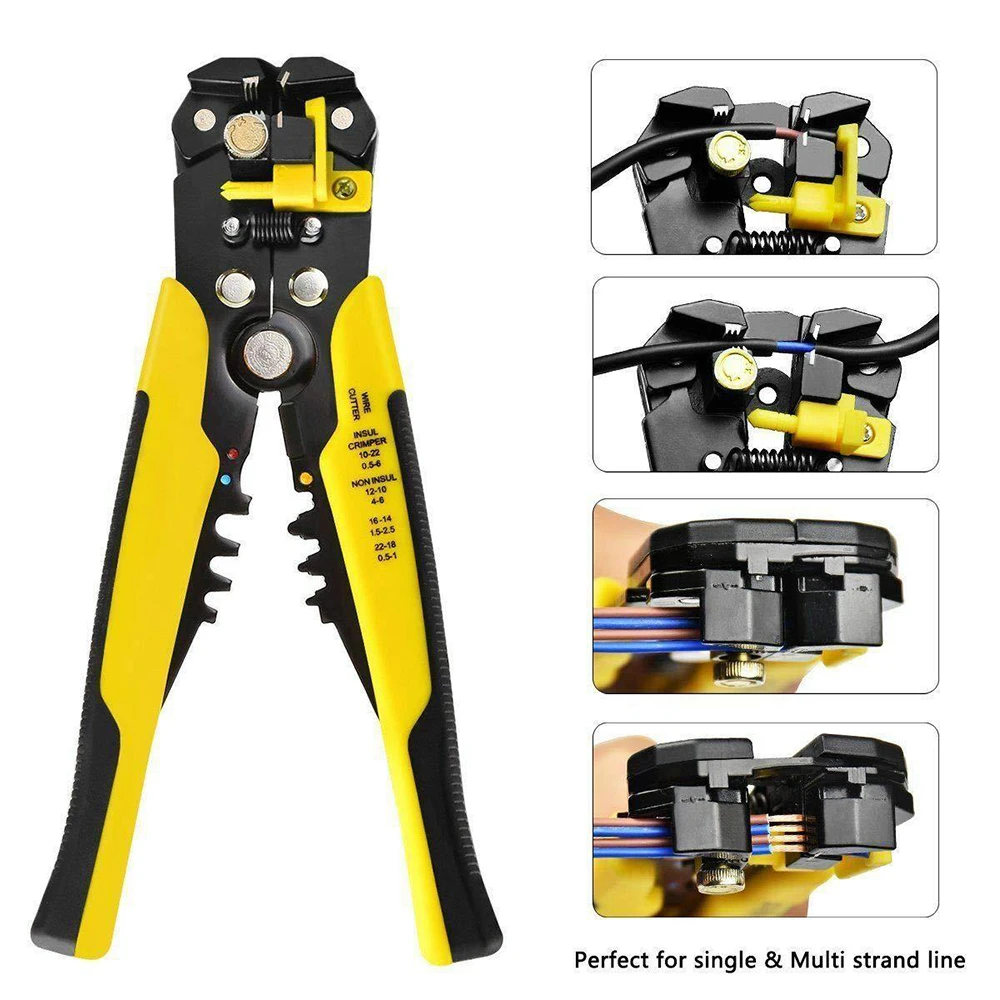 Multifunctional Crimper Cable Cutter Automatic Stripper for Cable Wire Cutter Stripping Tools Crimping Pliers Terminal