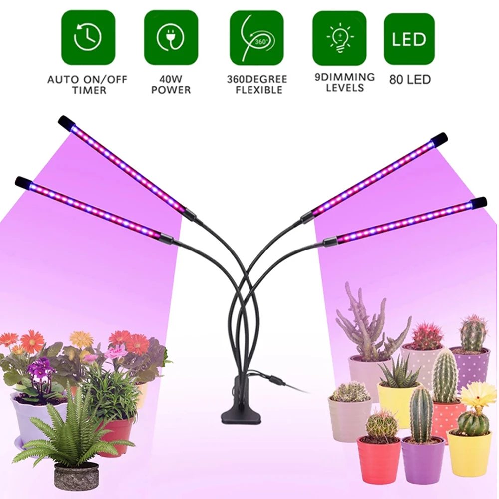 LED Grow Light USB Phyto Lamp Full Spectrum Fitolampy With Control For Plants Seedlings Flower Indoor Fitolamp Grow Box