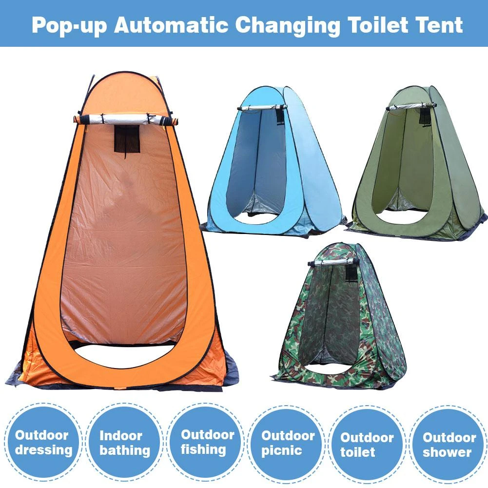 120*120*190cm Pop Up Changing Room Privacy Tent Portable Outdoor Shower Tent Camp Toilet Rain Shelter For Beach Camping Dropship