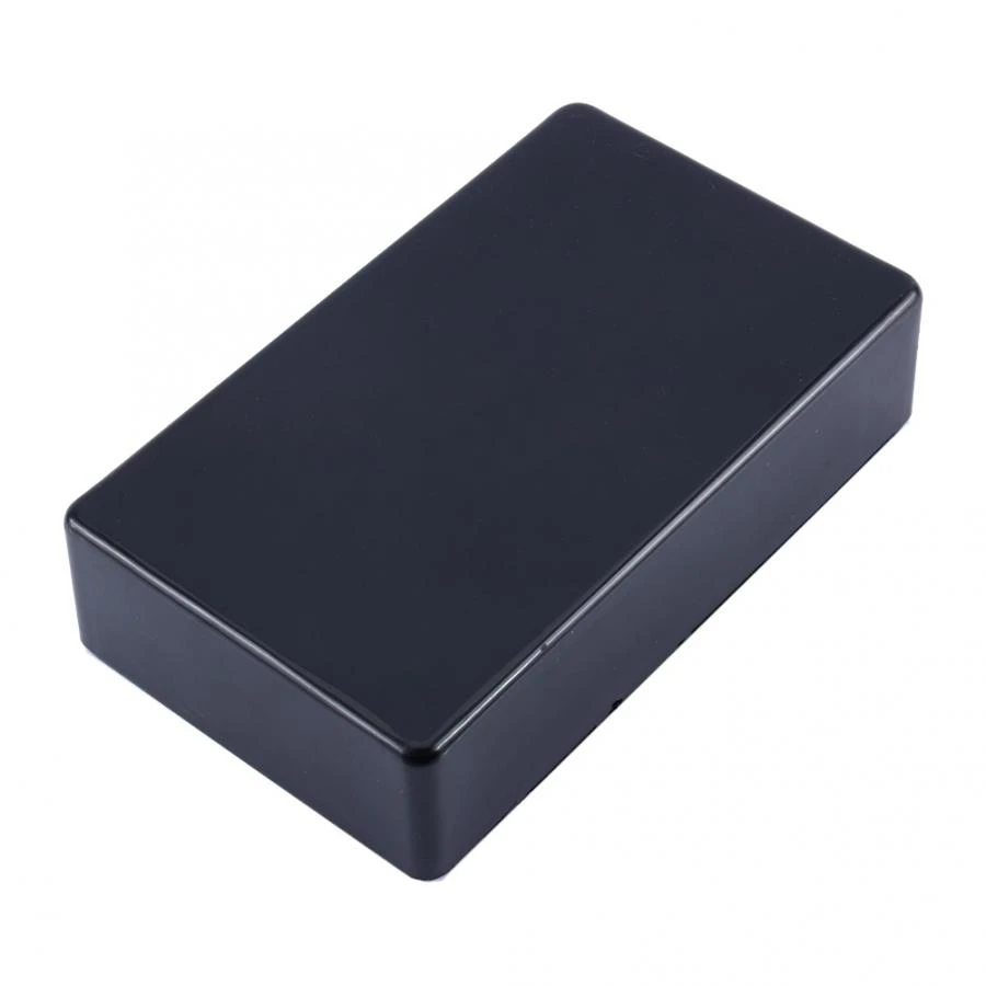 Waterproof Junction Box Black Plastic Cooling Case DIY Electronic Housing PCB Project Instrument Amplifier Enclosure 100x60x25mm