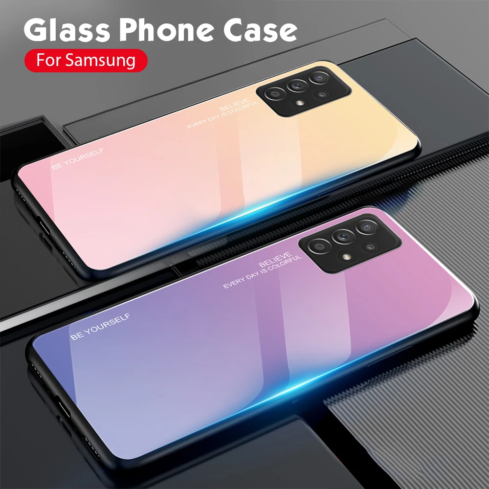 For Samsung Galaxy A52 Case 6.5 inch Glas Phone Case Bumper For Samsung A52 A 52 5G A72 A32 A42 Cover A526B A525F Coque m52 Case