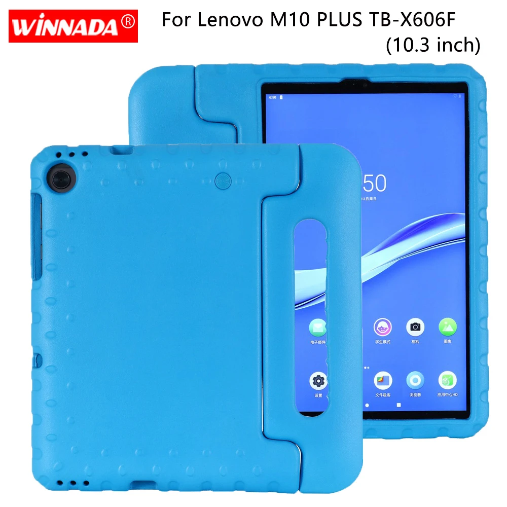 For Lenovo Tab TB-X606F Case Kids Shockproof EVA Full Body Handle Cover For Lenovo Tab M10 FHD PLUS TB-X606X 10.3 Inch Fundas