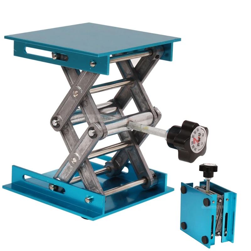 Aluminum Router Lift Table Woodworking Engraving Adjustable Lab Stand Table Lifting Stand Rack lift Lifter Woodworking Benches