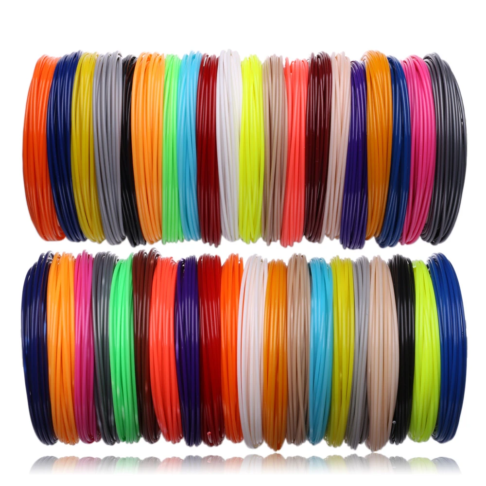 Rolls ABS PLA Plastic for 3d pen 50,100 meter 10,20 color filament 3d handle set 3 d refill kids birthday gifts