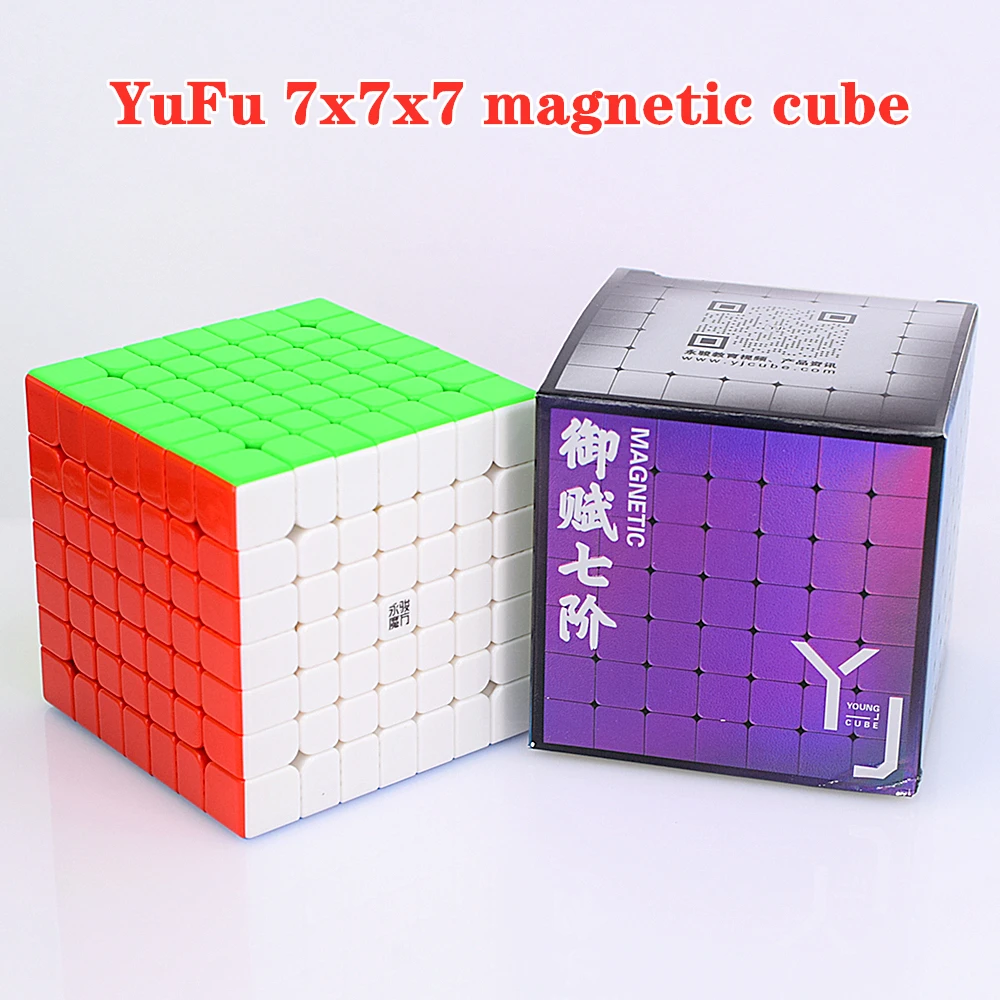 Yongjun YuFu M Magnetic 7x7x7 speed cube 7x7 puzzle cube 7x7x7 magic cube YJ Competition Cubes 2x2 3x3 4x4 5x5 6x6 cubo magico