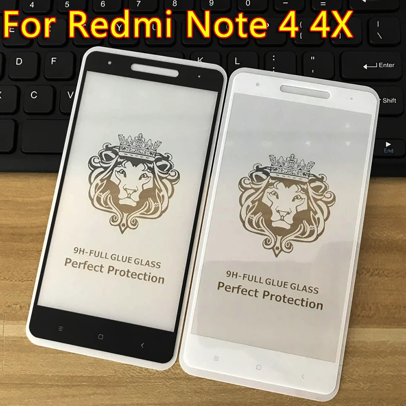 Protective Glass on the For Xiaomi Redmi Note 4 Note 4X Tempered glass Screen Protector Film 9H Curved Glass Note 4 Film