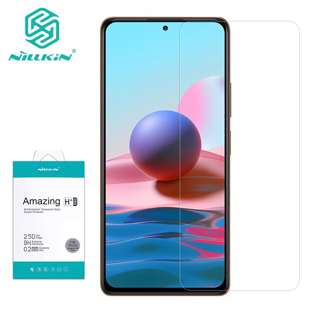For Xiaomi Redmi Note 10 /10s /10 5G Tempered Glass NILLKIN H/H+Pro 2.5D Screen Protector For Redmi Note 10 Pro Max Phone Film