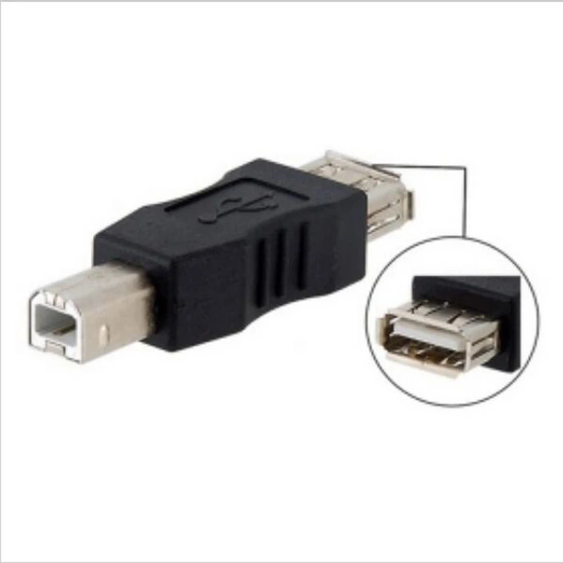 High Speed USB 2.0 type A Female to type B Male USB Printer Scanner Adapter data sync Coupler Converter Connector