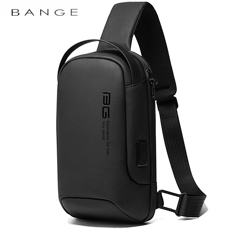 BANGE 2020 New Multifunction Crossbody Bag Shoulder Messenger Bags Male Waterproof Short Trip Chest Bag Pack for Men