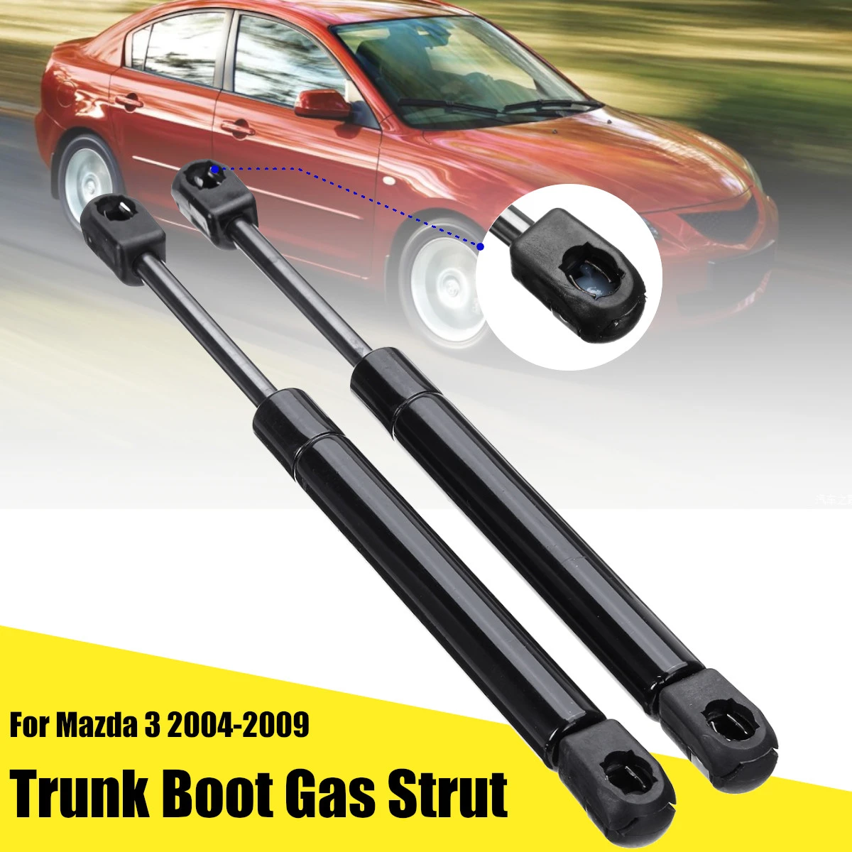 2pcs Car Tailgate Trunk Boot Gas Spring Strut Support Lift For Mazda 3 2004-2009 BN8W56930 BN8V56930 BN8W56930A