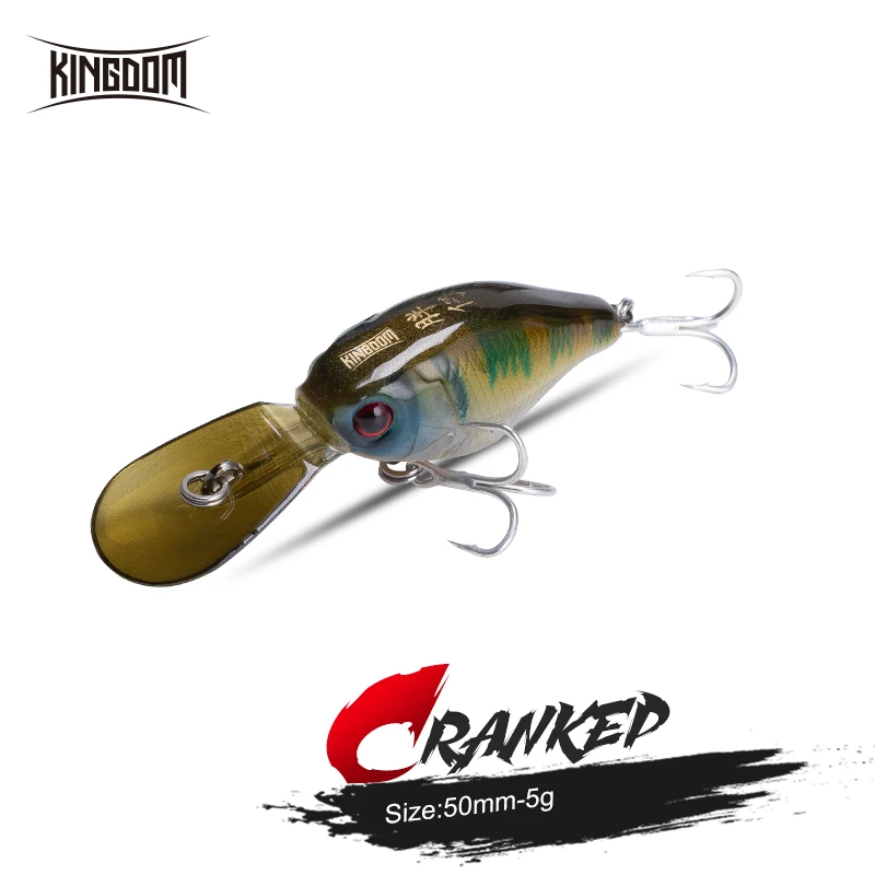 Kingdom Crazy Slow Sinking Fishing Lures Mini Minnow Swing Crankbaits Small Cranks Hard Baits 5g 50mmm Wobblers Fishing Tackle