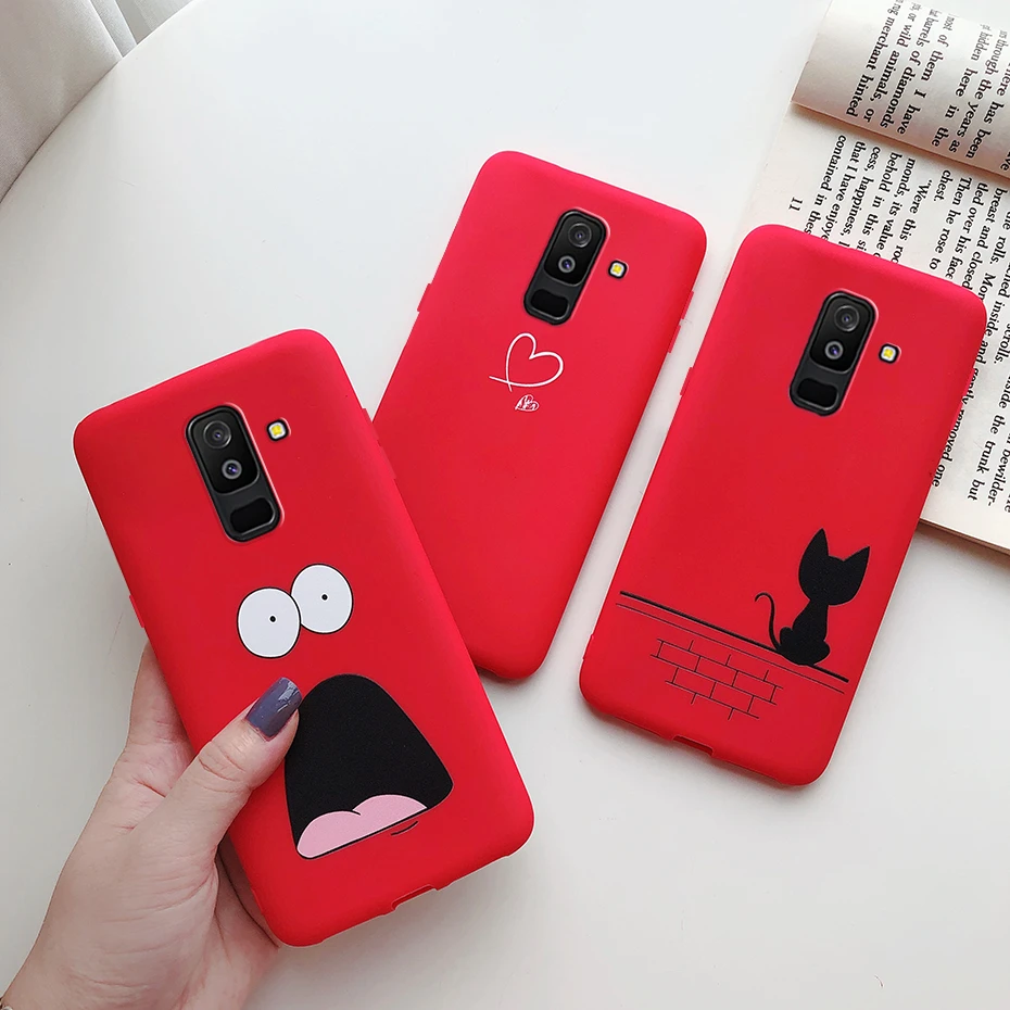 Case For Fundas Samsung Galaxy A6 2018 Samsung A6 Plus A6+ A 6 Plus 2018 Cases Soft Matte TPU Silicone Phone Case Back Cover