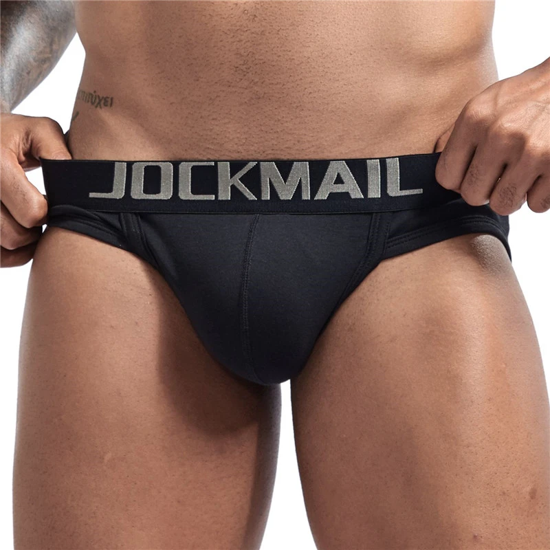 Jockmail Sexy Underwear Men Tanga Hombre Cotton Gay Men Underwear Bikini Men Briefs Soft Mens Briefs Underwear Shorts Panties