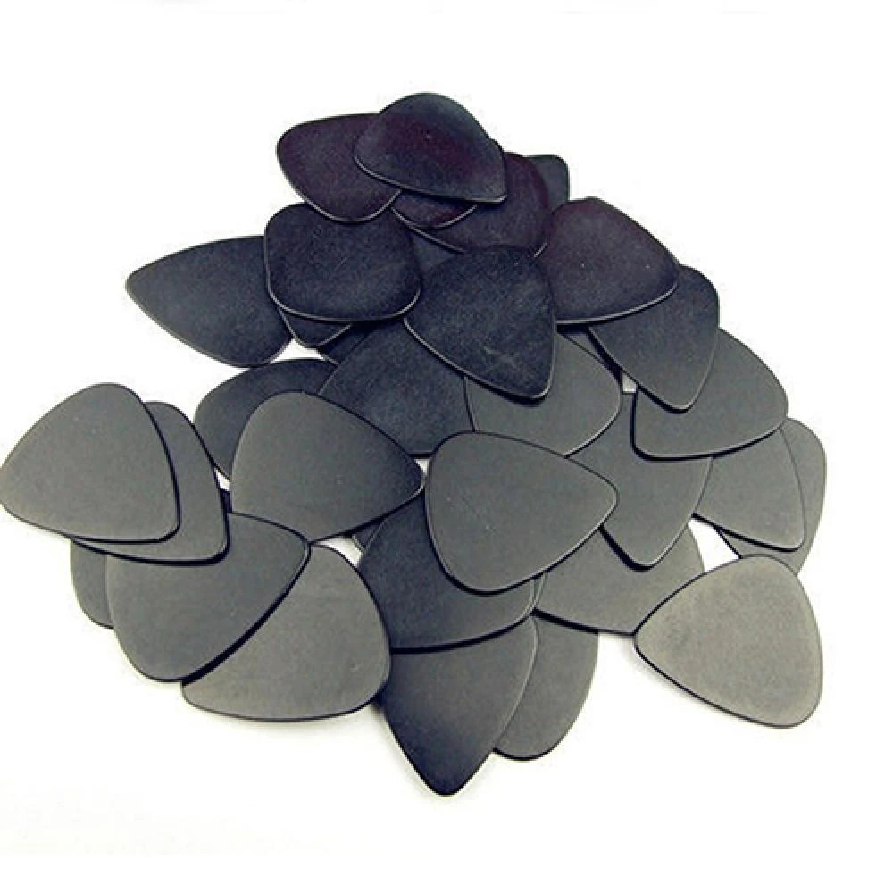 10 Pieces Musical Accessories Black 0.5mm Guitar Picks Plectrums Guitar Playing Training Tools Musical Instruments