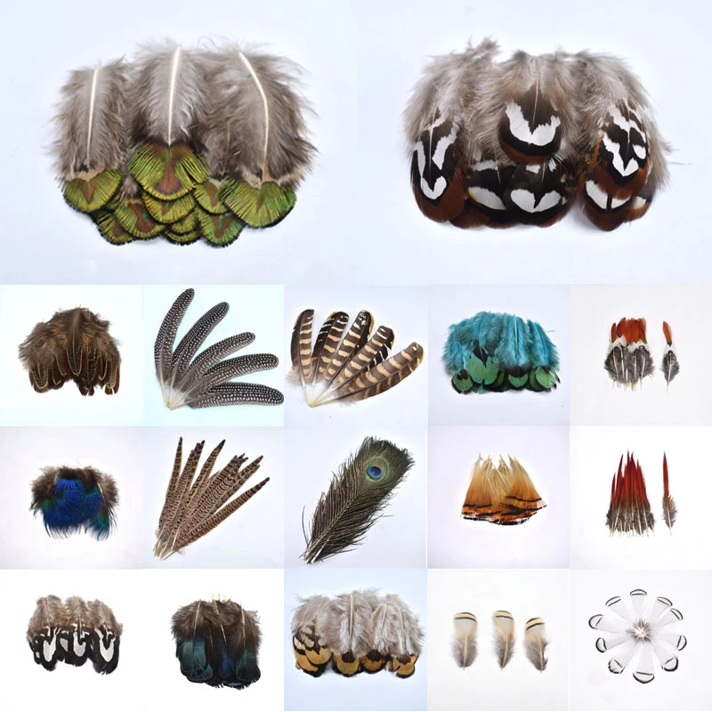wholesale Natural ostrich Pheasant feathers for crafts DIY peacock feathers for jewelry making Home party decoration plumas