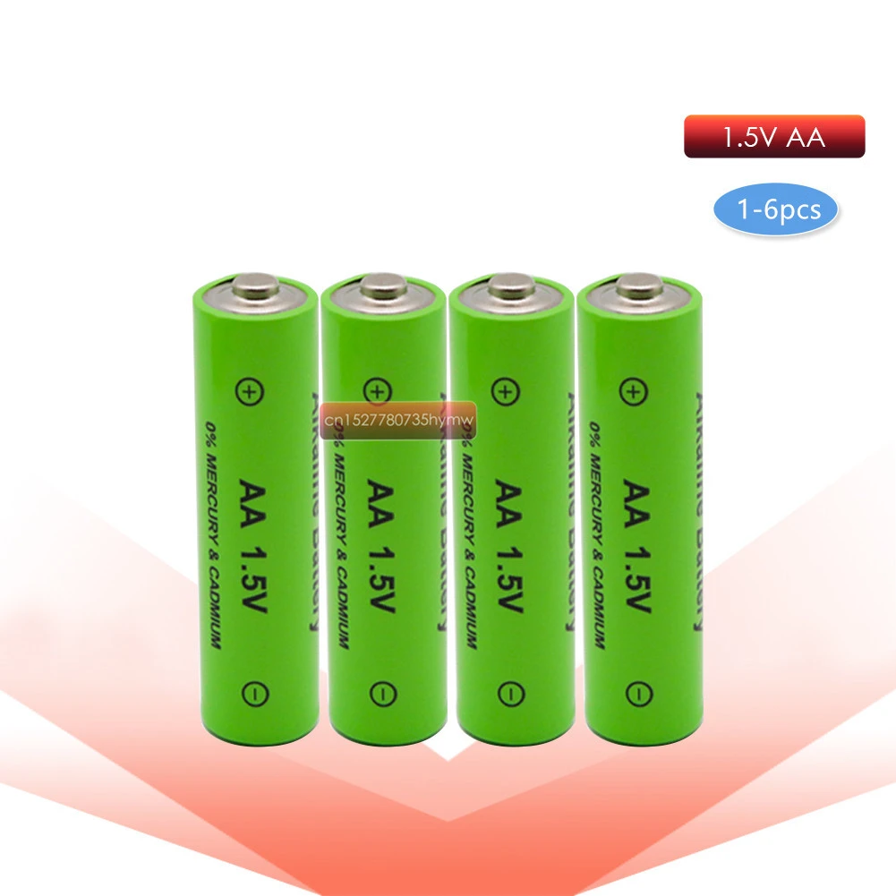 1-4pc New Brand AA rechargeable battery 3000mah 1.5V New Alkaline Rechargeable batery for led light toy mp3