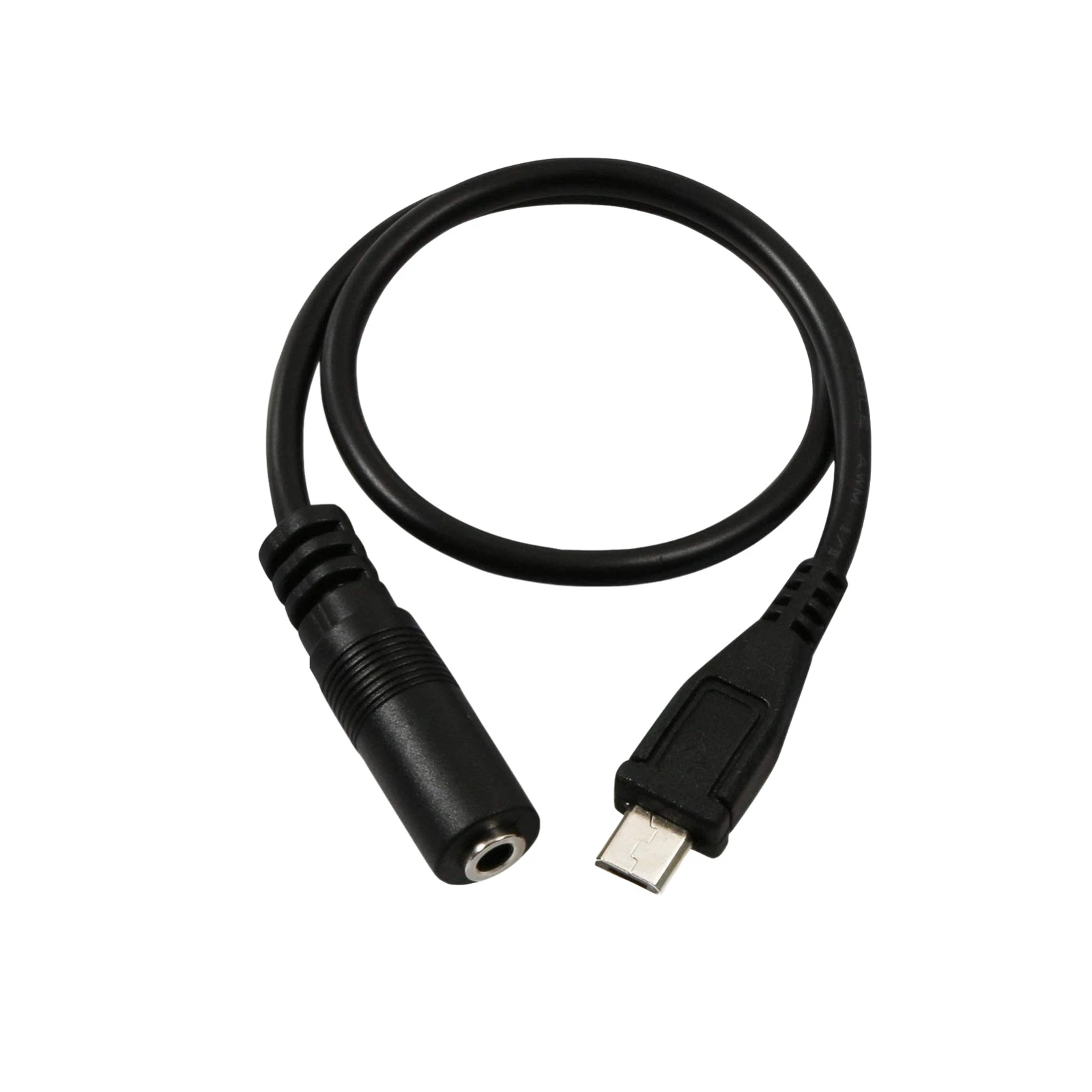 1x Micro USB 5 Pin Male To 3.5mm Female Jack AUX Audio Sync Headphone Adapter Cable Cord 30cm 50cm
