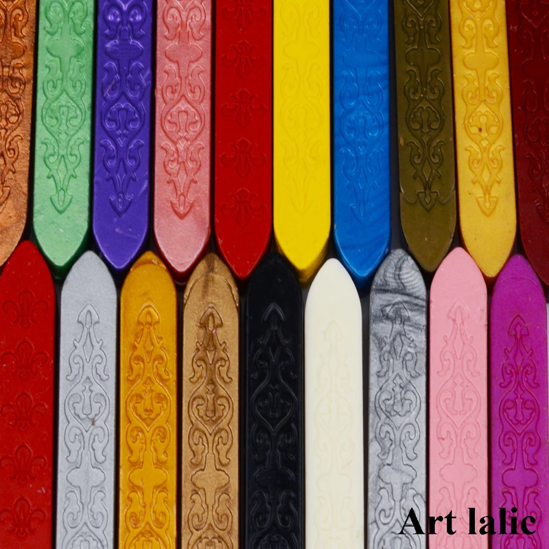 Sealing Wax Stick Retro Seal Stamps For Letter Wedding Invitations 90*10*10mm Vintage Cord Wick Vintage Sealing Wax Sticks