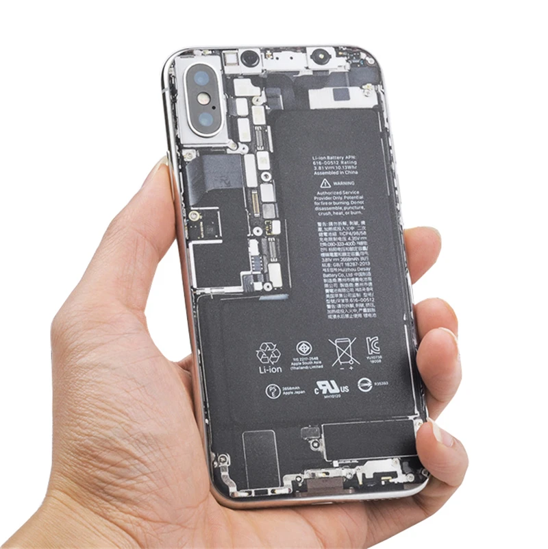 High Simulation Repair Assemble Wrap Skin Phone Back Paste Sticker For iPhone 12 Pro 12 Mini Pro MAX XR XS MAX 8 7 6S Plus Skin