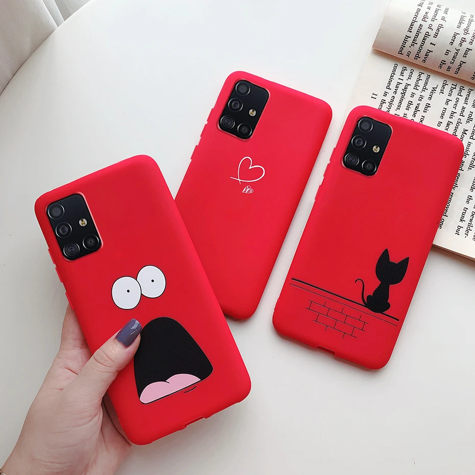 For Samsung Galaxy A71 Case Shockproof Silicone Cute TPU Soft Back Cover Phone Case For Samsung galaxy A71 A 71 A717F 2019 Cases