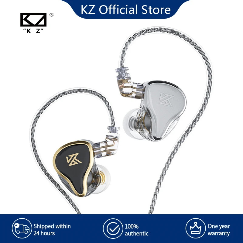 KZ ZAS 16 Units Earphones 7BA+1DD Dynamic hybrid Earbuds HiFi Bass Sport Headset Noise Cancelling in Ear Monitors