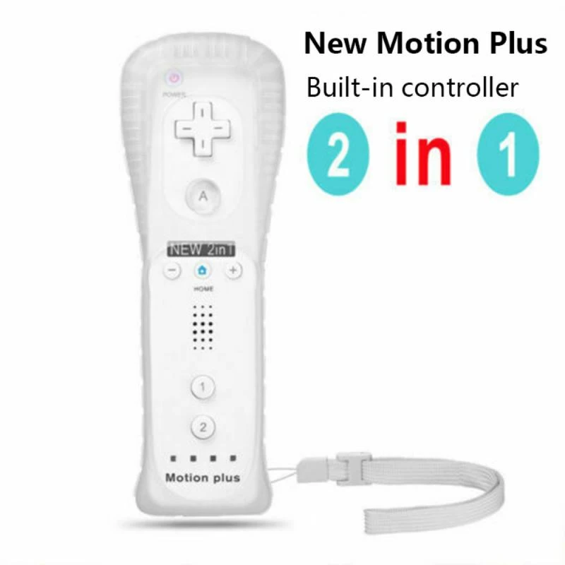 2 In1 Built-in Motion Plus Wireless Gamepad Remote Controller For Nin Tend Wii U Remote Controle Joystick Joypad For Wii /wii U